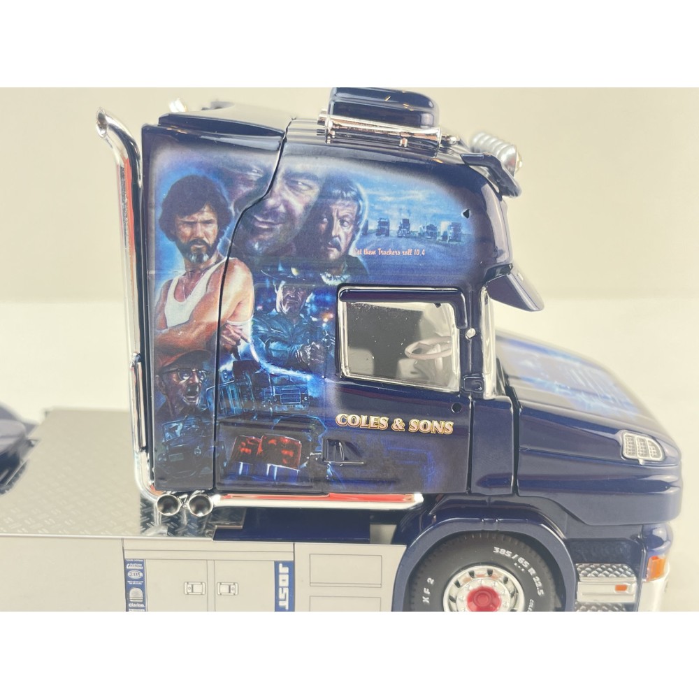 Tekno 85205 - Scania Torpedo Topline 4x2 Truck RHD COLES & SONS Movie Convoy - Scale 1:50
