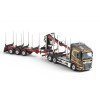 Tekno 86011 - DAF XF RHD Truck with Wood Transport Trailer - MLG Transport - Scale 1:50