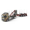 Tekno 86011 - DAF XF RHD Truck with Wood Transport Trailer - MLG Transport - Scale 1:50