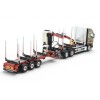 Tekno 86011 - DAF XF RHD Truck with Wood Transport Trailer - MLG Transport - Scale 1:50