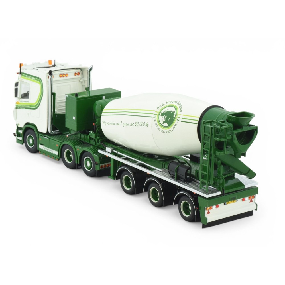 Tekno 86681 - Scania NG 6x2 Truck with Concrete Mixer 3 axle Trailer - Patrick van der Hoeven - Scale 1:50