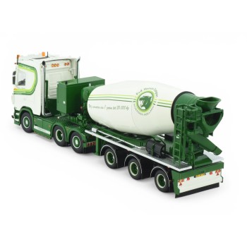 Tekno 86681 - Scania NG 6x2 Truck with Concrete Mixer 3 axle Trailer - Patrick van der Hoeven - Scale 1:50