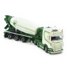 Tekno 86681 - Scania NG 6x2 Truck with Concrete Mixer 3 axle Trailer - Patrick van der Hoeven - Scale 1:50