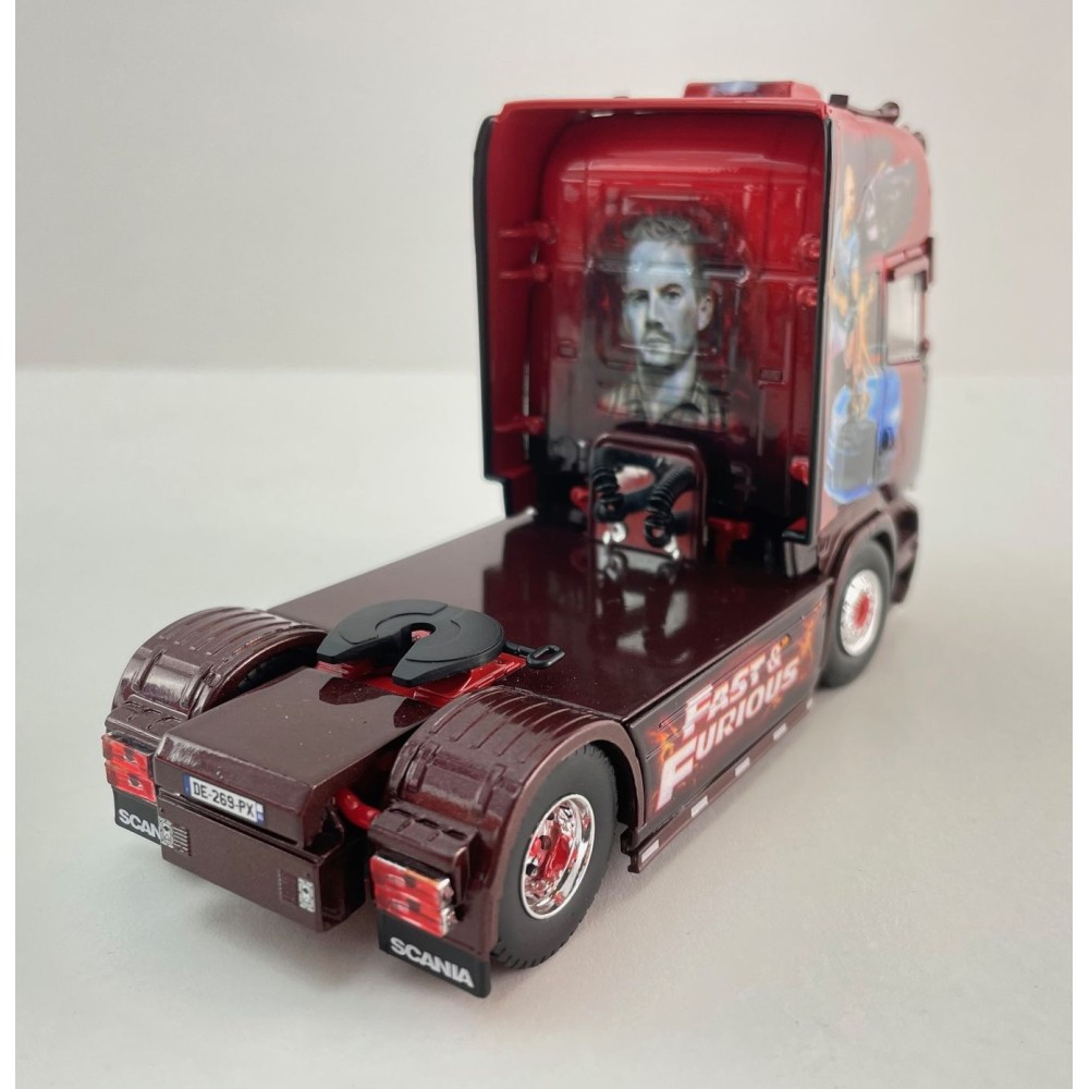 Tekno 86885 Scania R-serie Topline 4x2 Truck Transport Beau - Fast & Furious - Scale 1:50