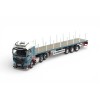Tekno 87110 - MAN TGX GX 6x2 Truck RHD with Flatbed Wood Transport Trailer McKerral - Scale 1:50