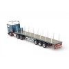 Tekno 87110 - MAN TGX GX 6x2 Truck RHD with Flatbed Wood Transport Trailer McKerral - Scale 1:50