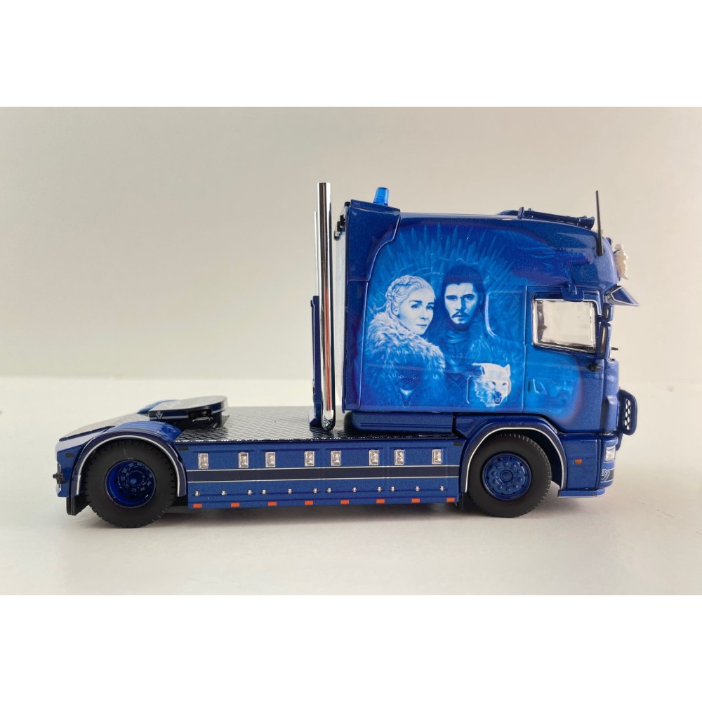Tekno 87523 Scania 4-serie Longline 4x2 Prime Mover Truck - Transrapid - Game of Thrones - Scale 1:50