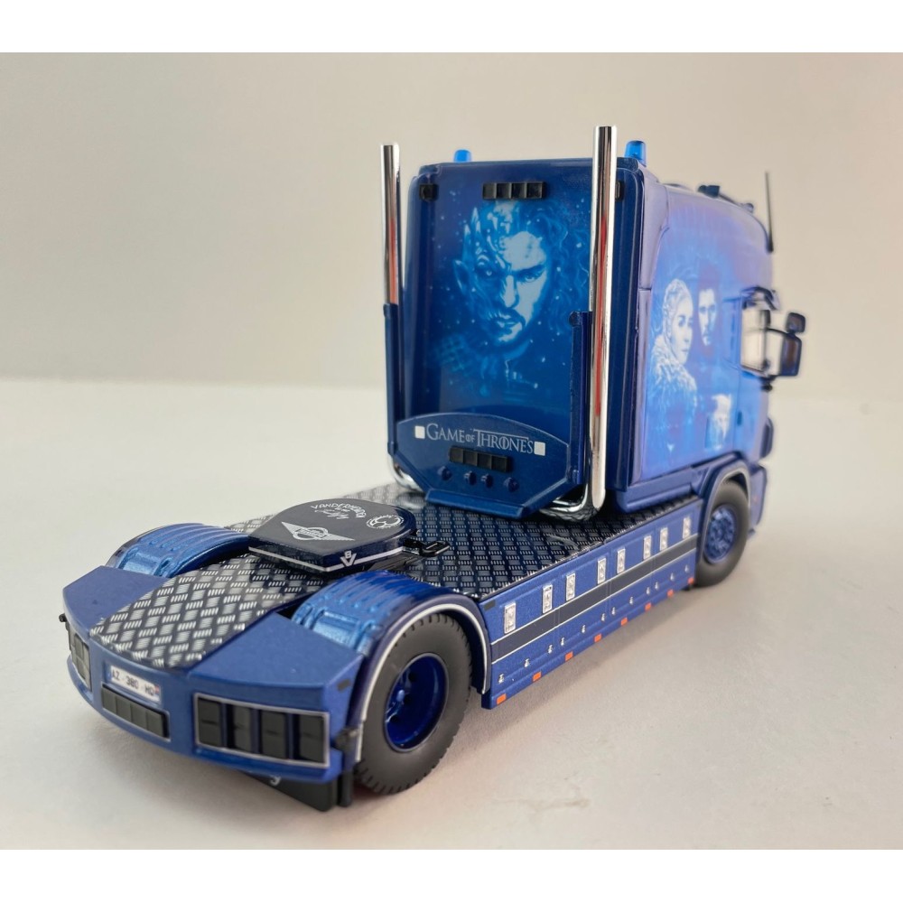 Tekno 87523 Scania 4-serie Longline 4x2 Prime Mover Truck - Transrapid - Game of Thrones - Scale 1:50