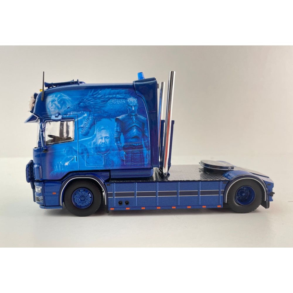 Tekno 87523 Scania 4-serie Longline 4x2 Prime Mover Truck - Transrapid - Game of Thrones - Scale 1:50