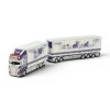 Tekno 87628 Scania Next Gen R-Series Highline 6x2 Truck with Reefer Trailer Sweden Combo - Malmbergs - Scale 1:50