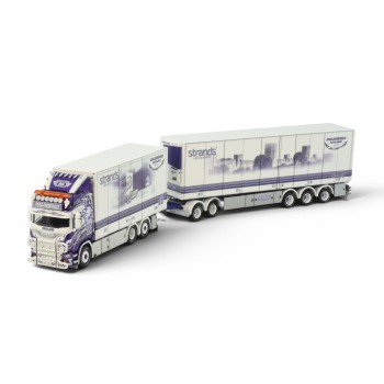 Tekno 87628 Scania Next Gen R-Series Highline 6x2 Truck with Reefer Trailer Sweden Combo - Malmbergs - Scale 1:50