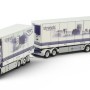 Tekno 87628 Scania Next Gen R-Series Highline 6x2 Truck with Reefer Trailer Sweden Combo - Malmbergs - Scale 1:50