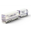 Tekno 87628 Scania Next Gen R-Series Highline 6x2 Truck with Reefer Trailer Sweden Combo - Malmbergs - Scale 1:50