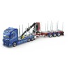 Tekno 88429 - Scania NGR770 Highline 6x2 RHD Truck with Wood Transport Trailer - Allan Cartner - Scale 1:50