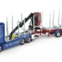 Tekno 88429 - Scania NGR770 Highline 6x2 RHD Truck with Wood Transport Trailer - Allan Cartner - Scale 1:50
