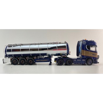 Tekno 88829 - Scania Next Gen Highline 590 6x2 Truck with Tanker Trailer Anne Transport - Scale 1:50