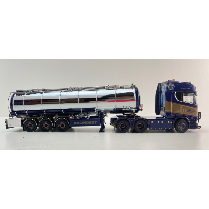 Tekno 88829 - Scania Next Gen Highline 590 6x2 Truck with Tanker Trailer Anne Transport - Scale 1:50