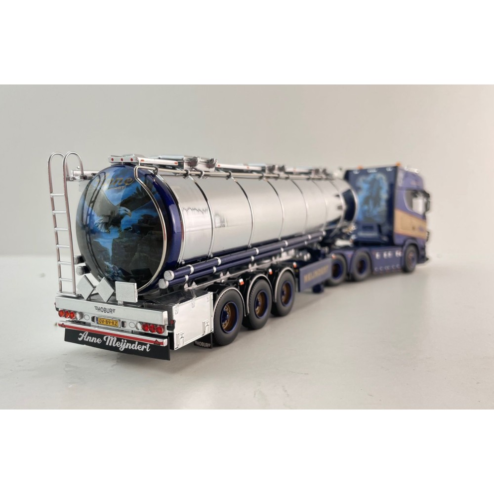 Tekno 88829 - Scania Next Gen Highline 590 6x2 Truck with Tanker Trailer Anne Transport - Scale 1:50