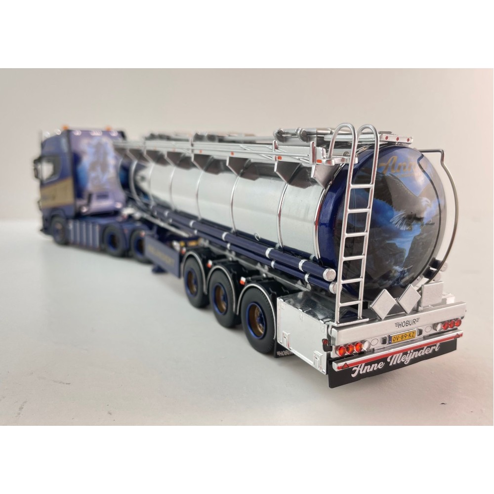 Tekno 88829 - Scania Next Gen Highline 590 6x2 Truck with Tanker Trailer Anne Transport - Scale 1:50