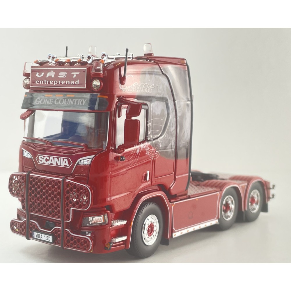 Tekno 88841 Scania NG R-Serie Highline 6x2 Prime Mover Truck - Väst Transport - Scale 1:50