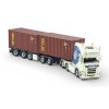 Tekno 88978 - Scania NGR-530 6x2 Truck with 5axle Flexi Container Trailer 2x 20ft Container Sneepels - Scale 1:50