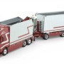 Tekno 89393 - Volvo FH04 Globetrotter Truck with Trailer & Zamac Opentop Containers G & J Van Leeuwen - Scale 1:50