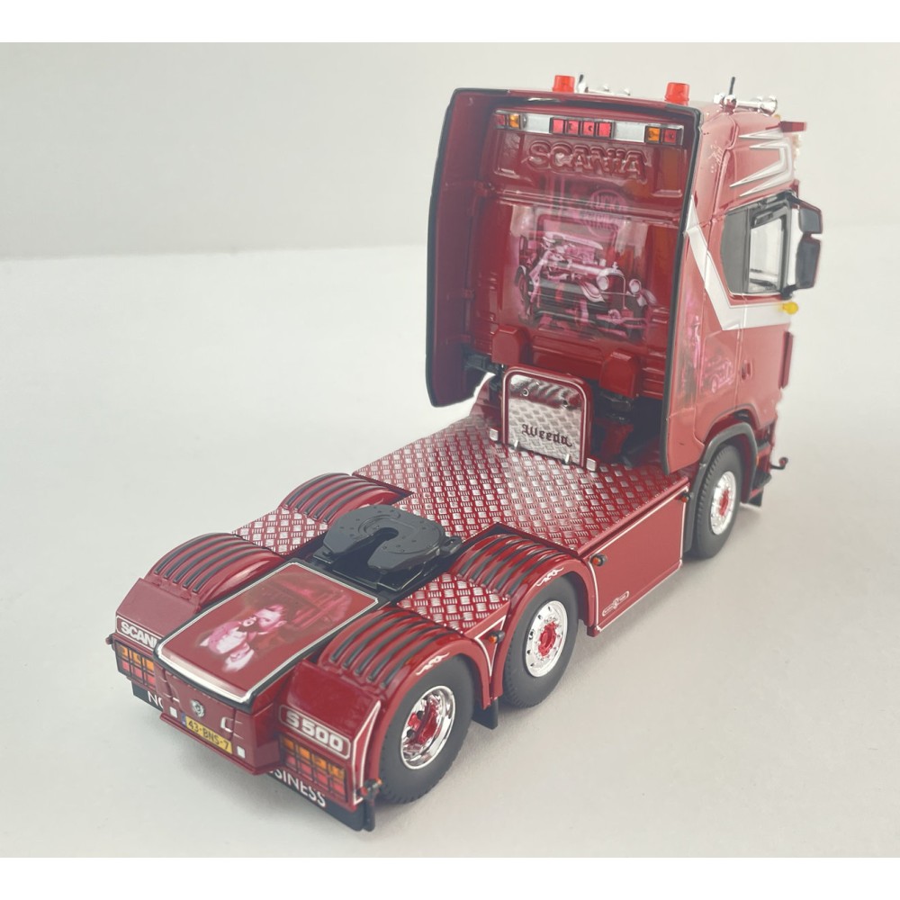 Tekno 89429 - Scania NGS Highline 6x2 Truck Prime Mover Weeda - Oldschool Gangsters - Scale 1:50