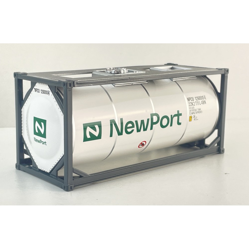 Tekno 90674 ISO Tank Container 20ft Newport - Scale 1:50