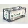 Tekno 90674 ISO Tank Container 20ft Newport - Scale 1:50