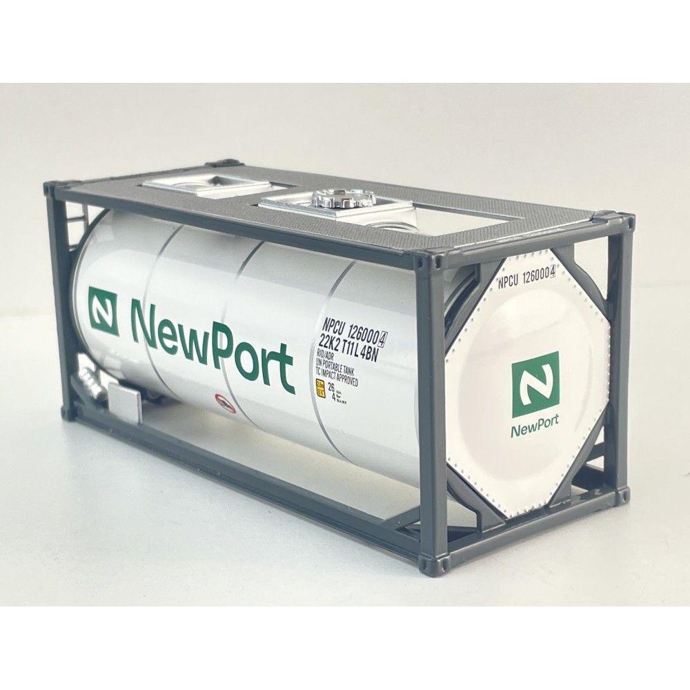 Tekno 90674 ISO Tank Container 20ft Newport - Scale 1:50