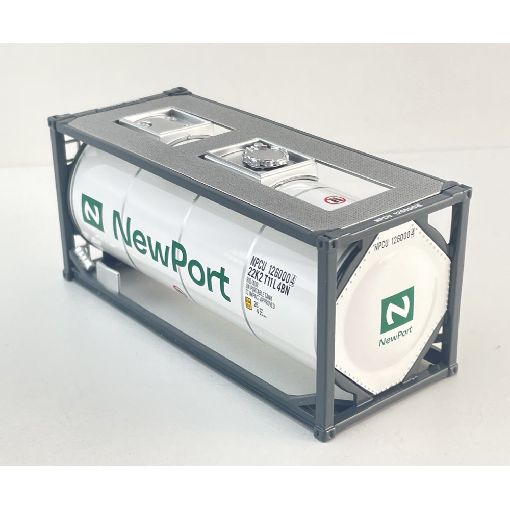 Tekno 90674 ISO Tank Container 20ft Newport - Scale 1:50