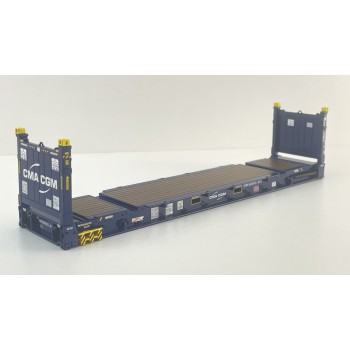 Tekno 90723 - Flat Rack 40ft Container - CMA-CGM - Scale 1:50