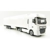 Tekno 21563 - DAF XF Euro 6 Truck with Semi 3-axle Reefer trailer White - Scale 1:87