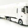 Tekno 21563 - DAF XF Euro 6 Truck with Semi 3-axle Reefer trailer White - Scale 1:87