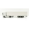 Tekno 21563 - DAF XF Euro 6 Truck with Semi 3-axle Reefer trailer White - Scale 1:87