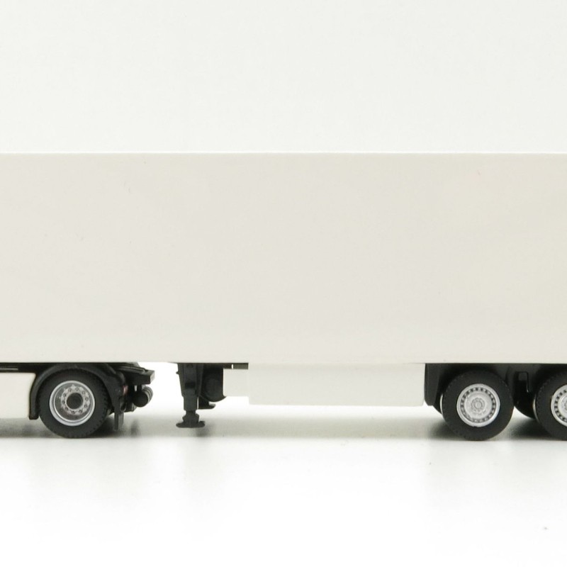 Tekno 21563 - DAF XF Euro 6 Truck with Semi 3-axle Reefer trailer White - Scale 1:87