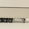Tekno 63366-1 - Semi 3-axle Curtainside Trailer White - Scale 1:50
