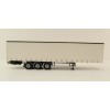 Tekno 63366-1 - Semi 3-axle Curtainside Trailer White - Scale 1:50
