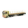 Tekno 63442 MAN TGA XXL Prime Mover 6x4 with 3 axle Flatbed Trailer H.N. Krane - Scale 1:50