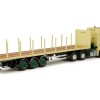 Tekno 63442 MAN TGA XXL Prime Mover 6x4 with 3 axle Flatbed Trailer H.N. Krane - Scale 1:50