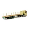 Tekno 63442 MAN TGA XXL Prime Mover 6x4 with 3 axle Flatbed Trailer H.N. Krane - Scale 1:50