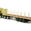 Tekno 63442 MAN TGA XXL Prime Mover 6x4 with 3 axle Flatbed Trailer H.N. Krane - Scale 1:50