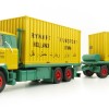 Tekno 71661 - Mack F700 3 Axle truck with 3 Axle Trailer 2x 20 ft Container Rynart - Scale 1:50