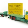 Tekno 71661 - Mack F700 3 Axle truck with 3 Axle Trailer 2x 20 ft Container Rynart - Scale 1:50