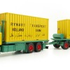 Tekno 71661 - Mack F700 3 Axle truck with 3 Axle Trailer 2x 20 ft Container Rynart - Scale 1:50