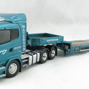 Tekno 72511 Scania R-Series Lowline 6x4 Prime Mover with Goldhofer Low Loader Waterson Diesel QLD - Scale 1:50