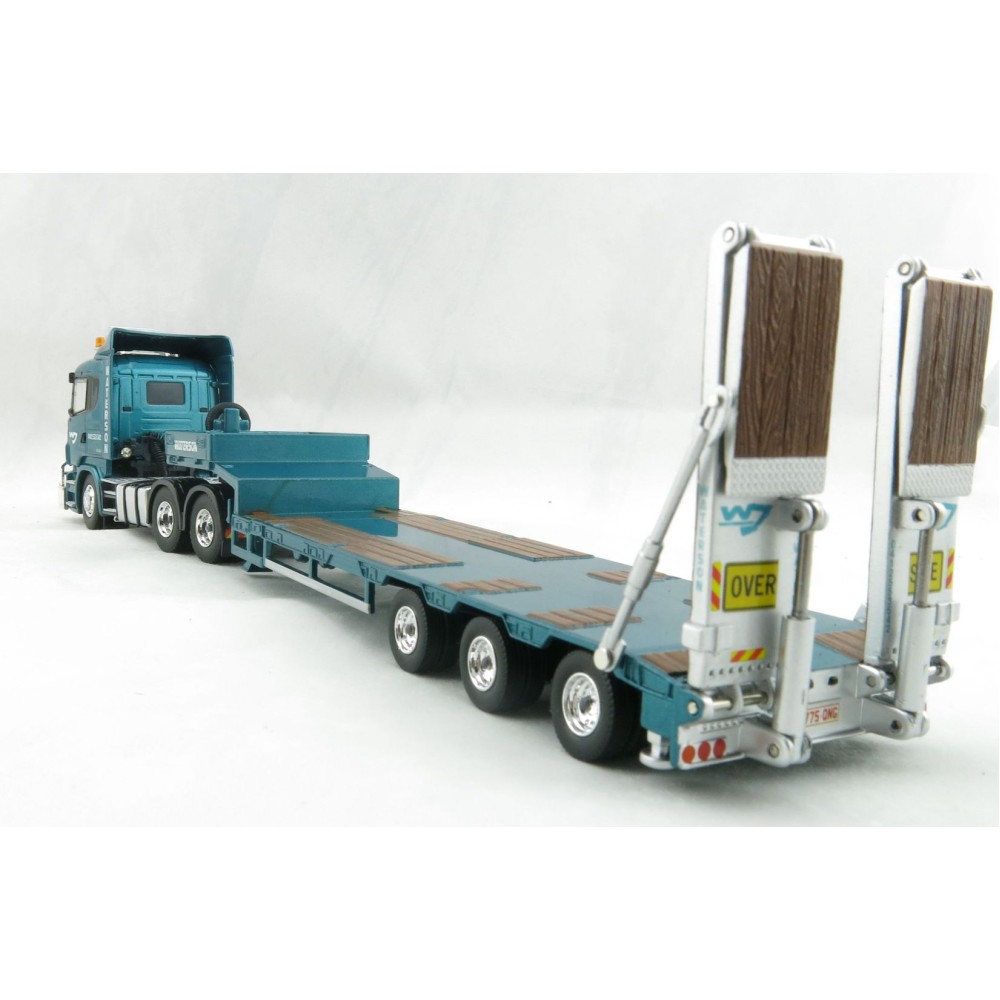Tekno 72511 Scania R-Series Lowline 6x4 Prime Mover with Goldhofer Low Loader Waterson Diesel QLD - Scale 1:50