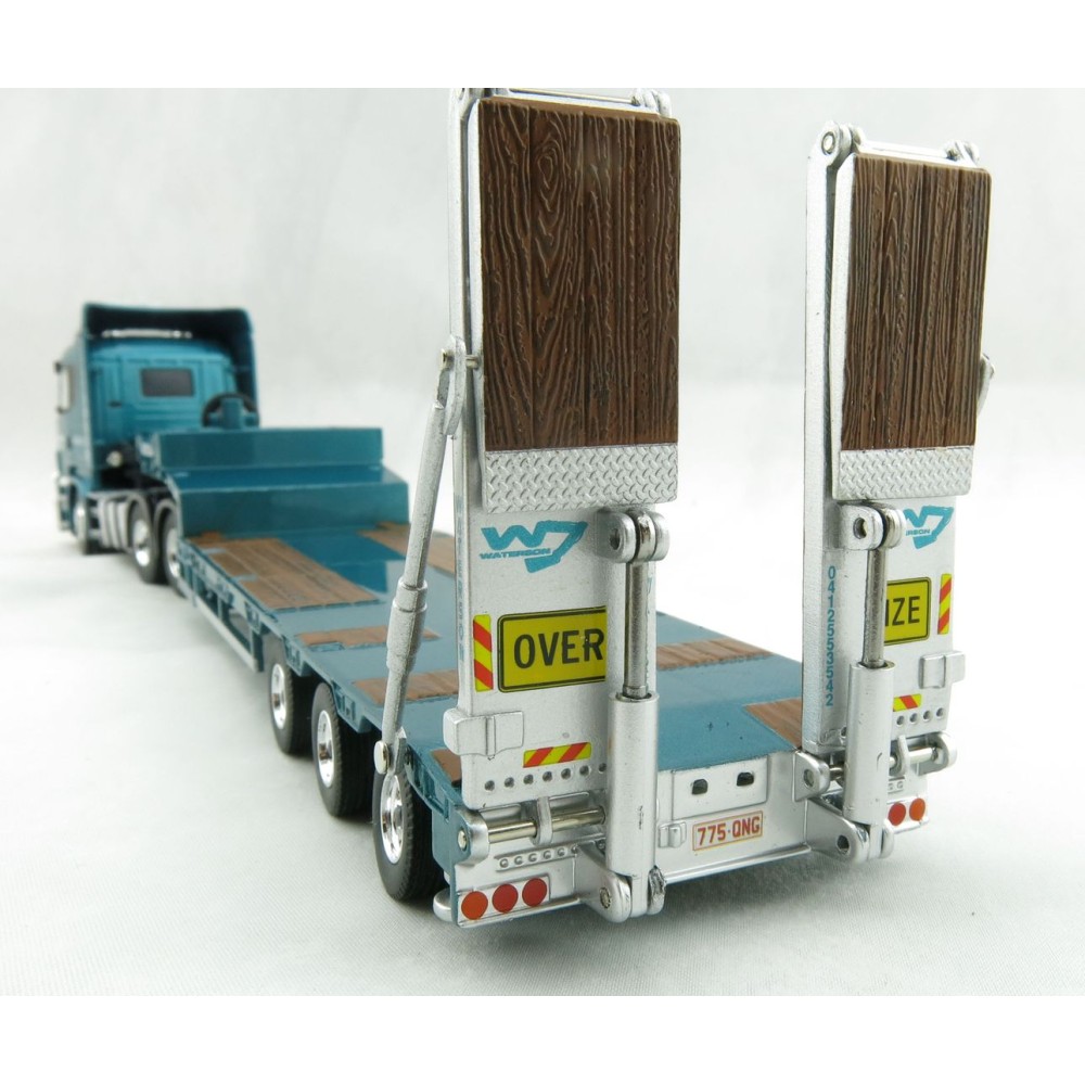 Tekno 72511 Scania R-Series Lowline 6x4 Prime Mover with Goldhofer Low Loader Waterson Diesel QLD - Scale 1:50