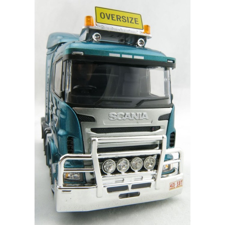 Tekno 72511 Scania R-Series Lowline 6x4 Prime Mover with Goldhofer Low Loader Waterson Diesel QLD - Scale 1:50