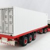 Tekno 72620 - Australian Mack F700 Prime Mover with 3 Axle Trailer and 40 ft Container - Scale 1:50
